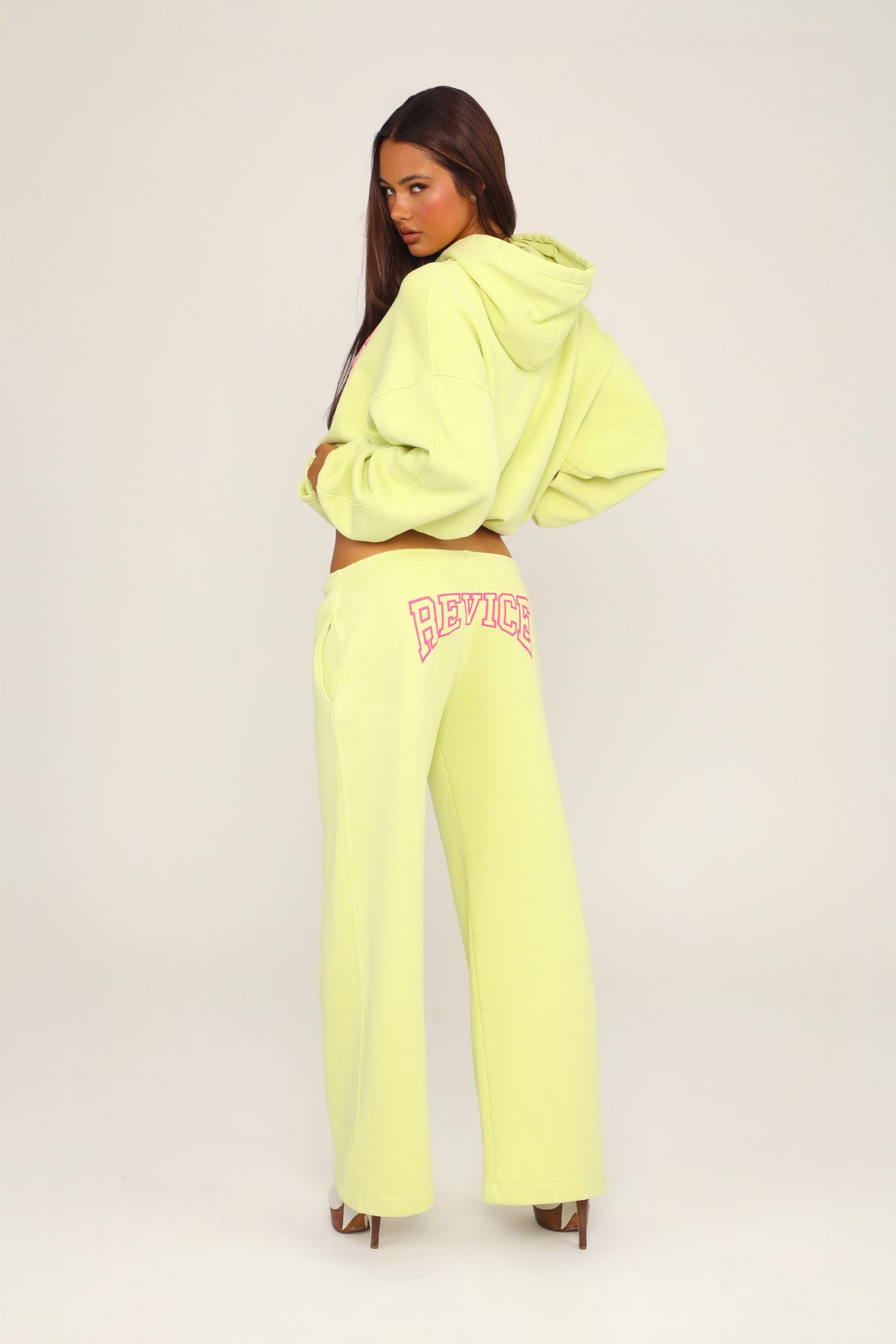 LAX SWEAT PANT / STARDOM LIME