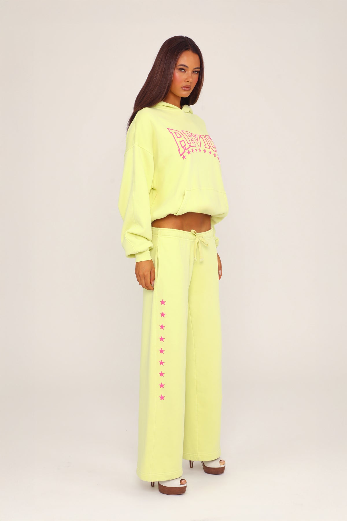 LAX SWEAT PANT / STARDOM LIME