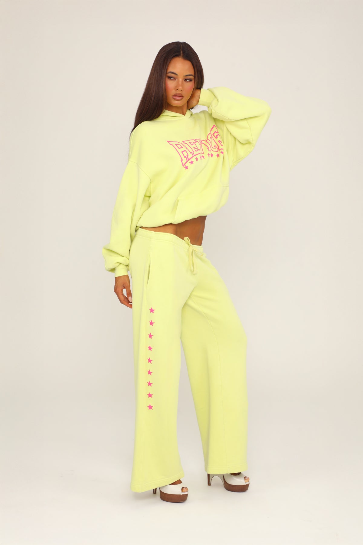 LAX SWEAT PANT / STARDOM LIME